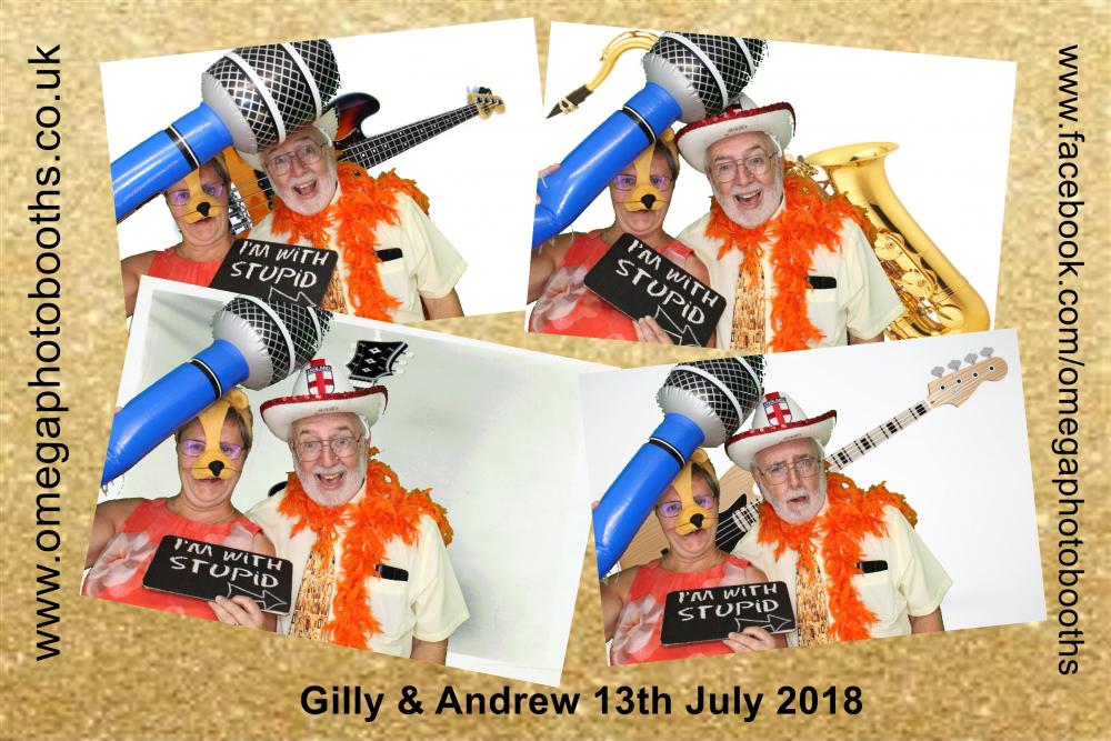 Gilly & Andrew's Wedding | View more photos from the event at gallery.omegaphotobooths.co.uk/u/Omega-Photobooths/Gilly-Andrews-Wedding